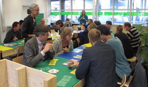 foto van de impressie van de eerste workshop