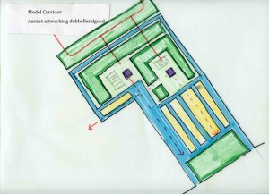 tekening van dubbellandgoed
