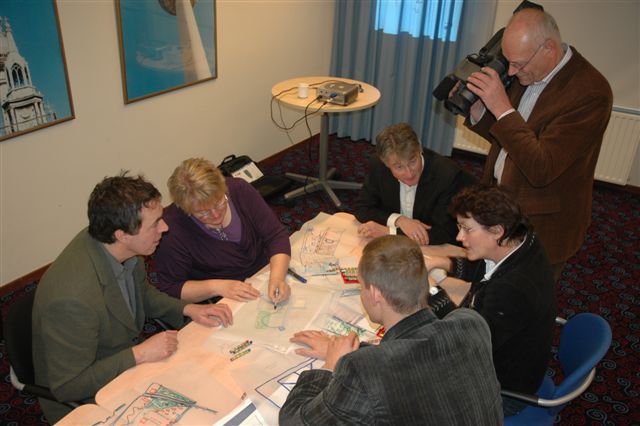 opname van de schetsen