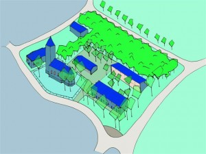 ontwerptekening van model 1