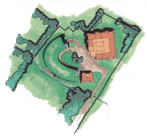 ontwerptekening schets