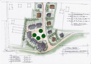 ontwerp van met de focus bouwkunsten