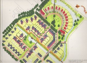 tekening van het ontwerp Avenhorn
